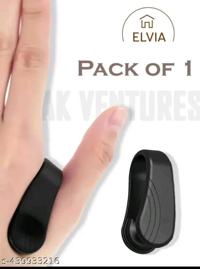 Portable Acupressure Clip Black ABS for Wellness