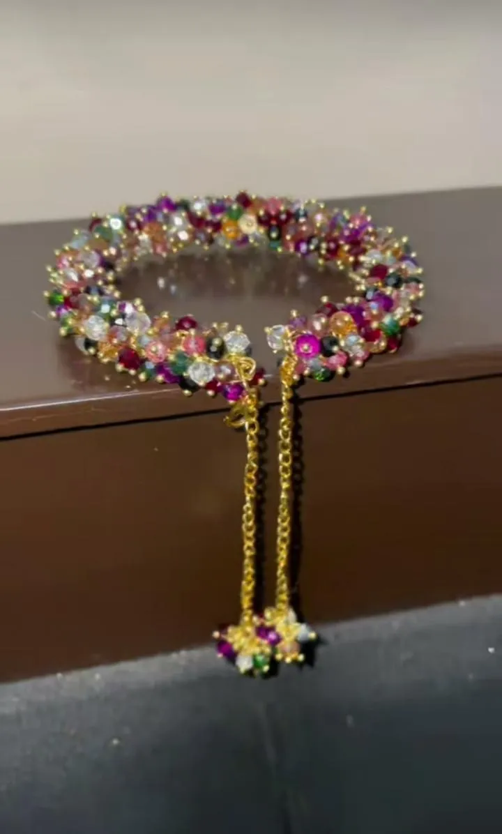 Multicolor Indian Gajrey Bracelet for Women