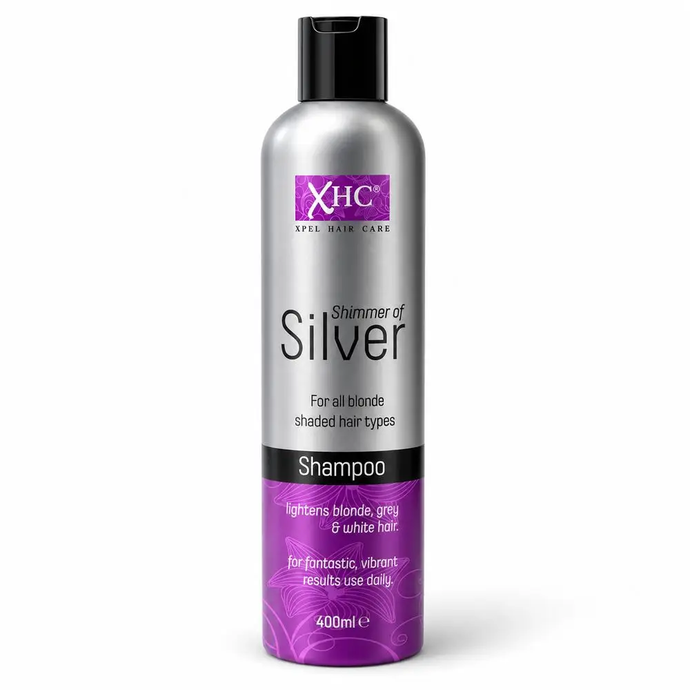 Xhc Silver Shampoo For Blonde, Grey & White Hair 400ml