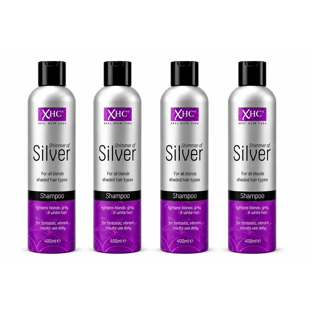 Xhc Silver Shampoo For Blonde, Grey & White Hair 400ml
