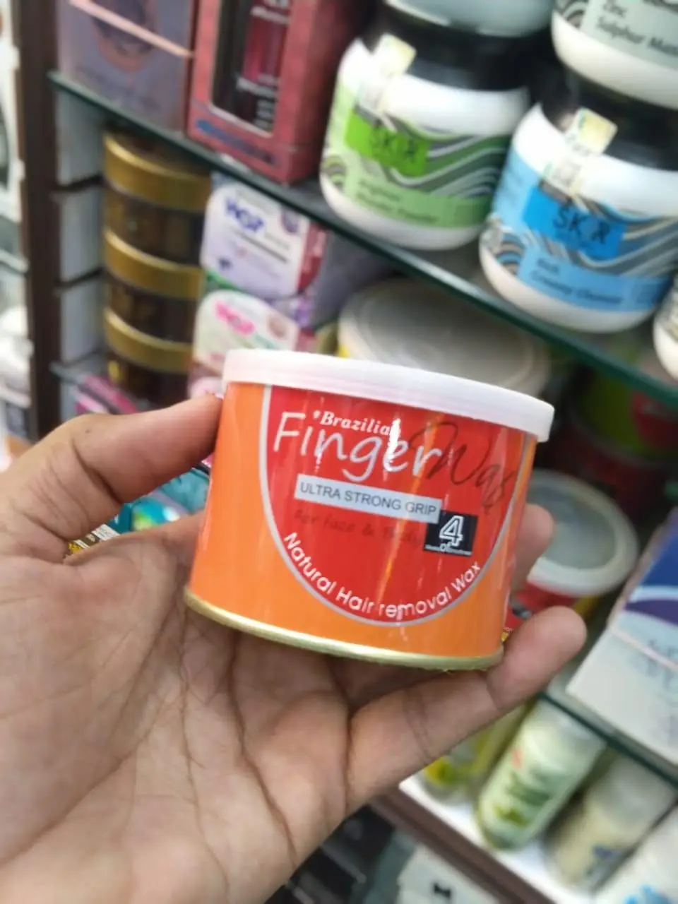 Brazilian Finger Wax Ultra Strong Grip For Face & Body