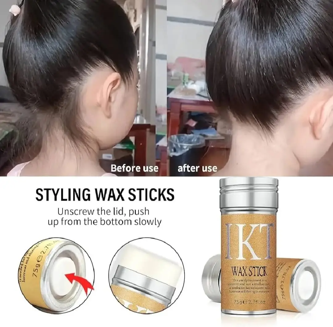 Hair Wax Stick for Frizz Control & Long Hold