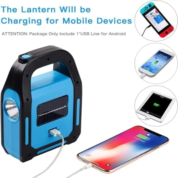 Rechargeable Emergency Light 13 Solar Rechargeable Powerful light that lasts for hours