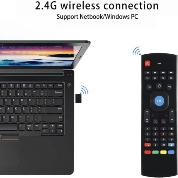 Smart TV Controller Black 12" Sixaxis Sensing