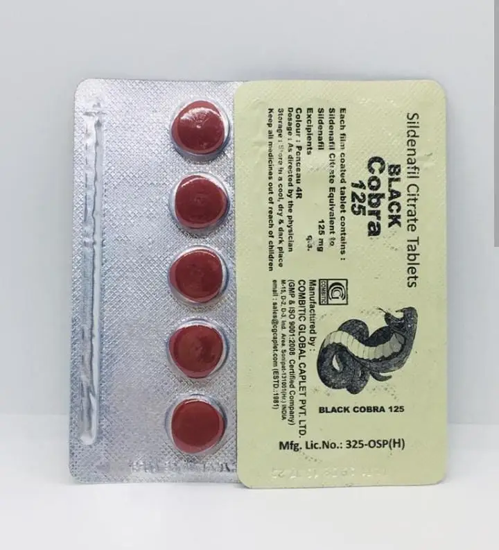 Black Cobra Tablets (For Men)-1Stips