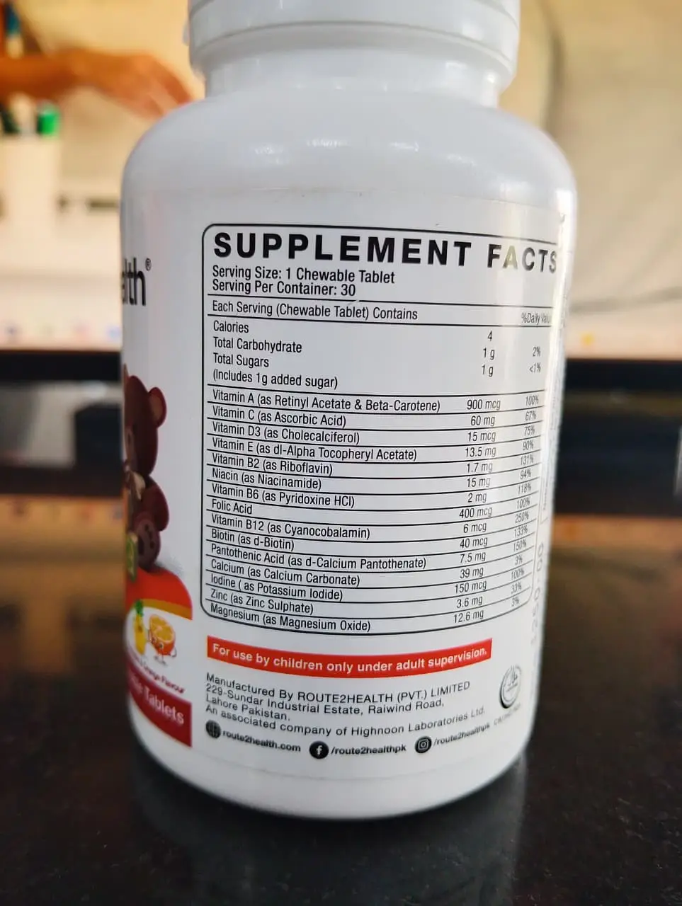 Kids One Daily Chewable Supplement Tablet (For Kids)