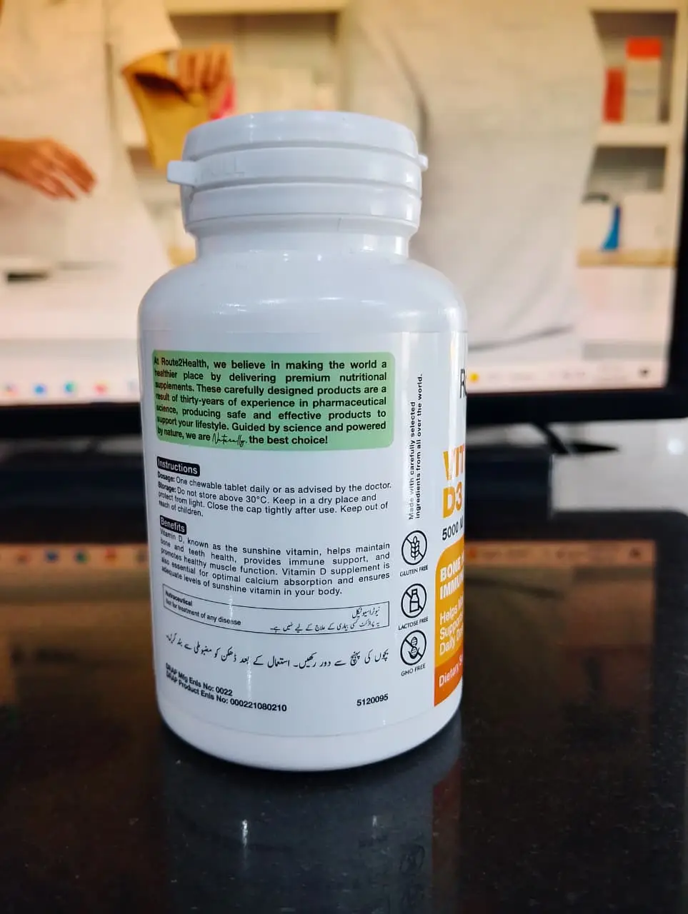 Vitamin D3 5000IU Tablets-1Pack