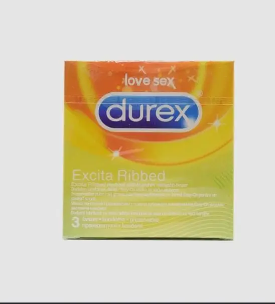 Durex Excita Ribbed Condoms-3Pics