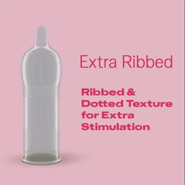Durex Excita Ribbed Condoms-3Pics