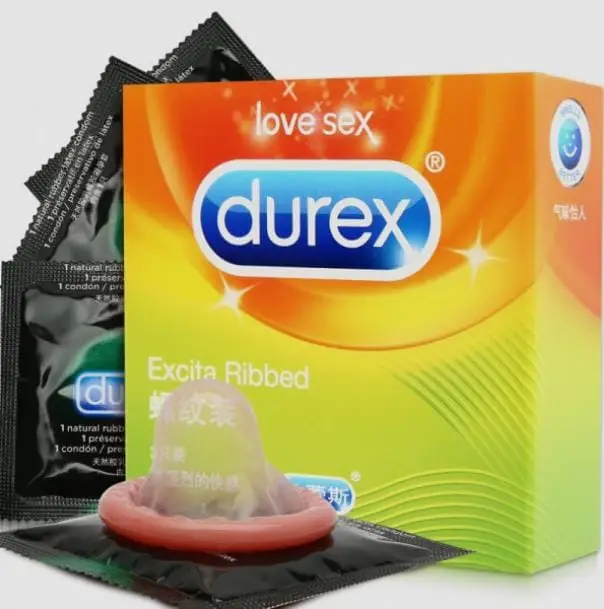 Durex Excita Ribbed Condoms-3Pics