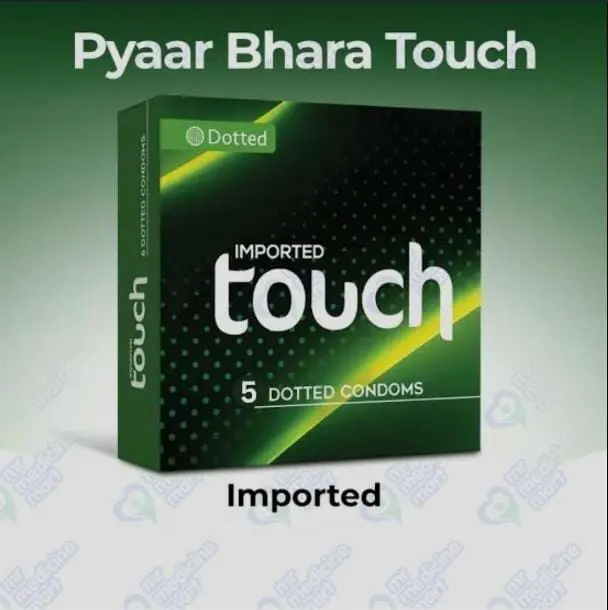Touch Dotted Condoms-5Pics (Imported)