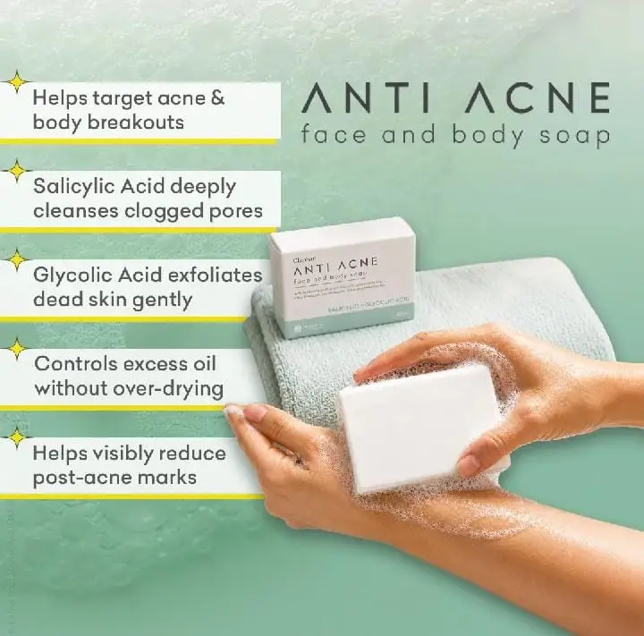 Clarevo Anti Acne Soap-For Men & Women (Jenpharm)