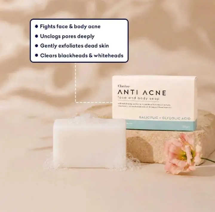 Clarevo Anti Acne Soap-For Men & Women (Jenpharm)