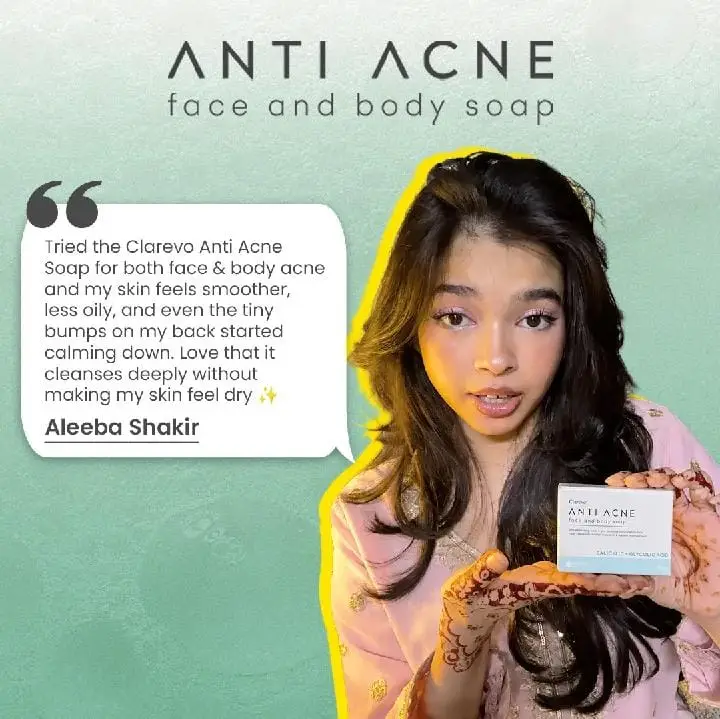 Clarevo Anti Acne Soap-For Men & Women (Jenpharm)