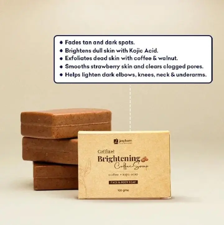 Coffee Soap Brightening-100g (Men & Women) Jenpharm