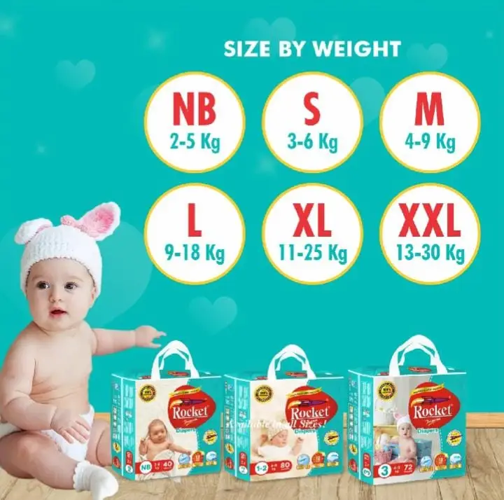Rocket Pampers(XXL Size)-52pics