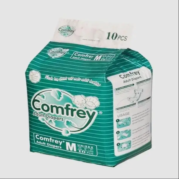 Comfrey Adult Diapers (Size Medium)-1Pack
