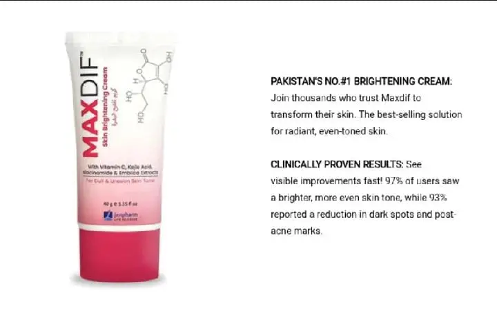 Maxdif Whitinging Cream-Jenpharm