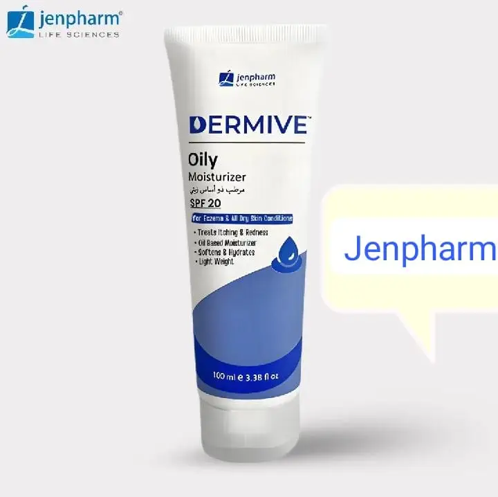 Dermive Oily Moisturizer 100Ml (For Men & Women) Jenpharm