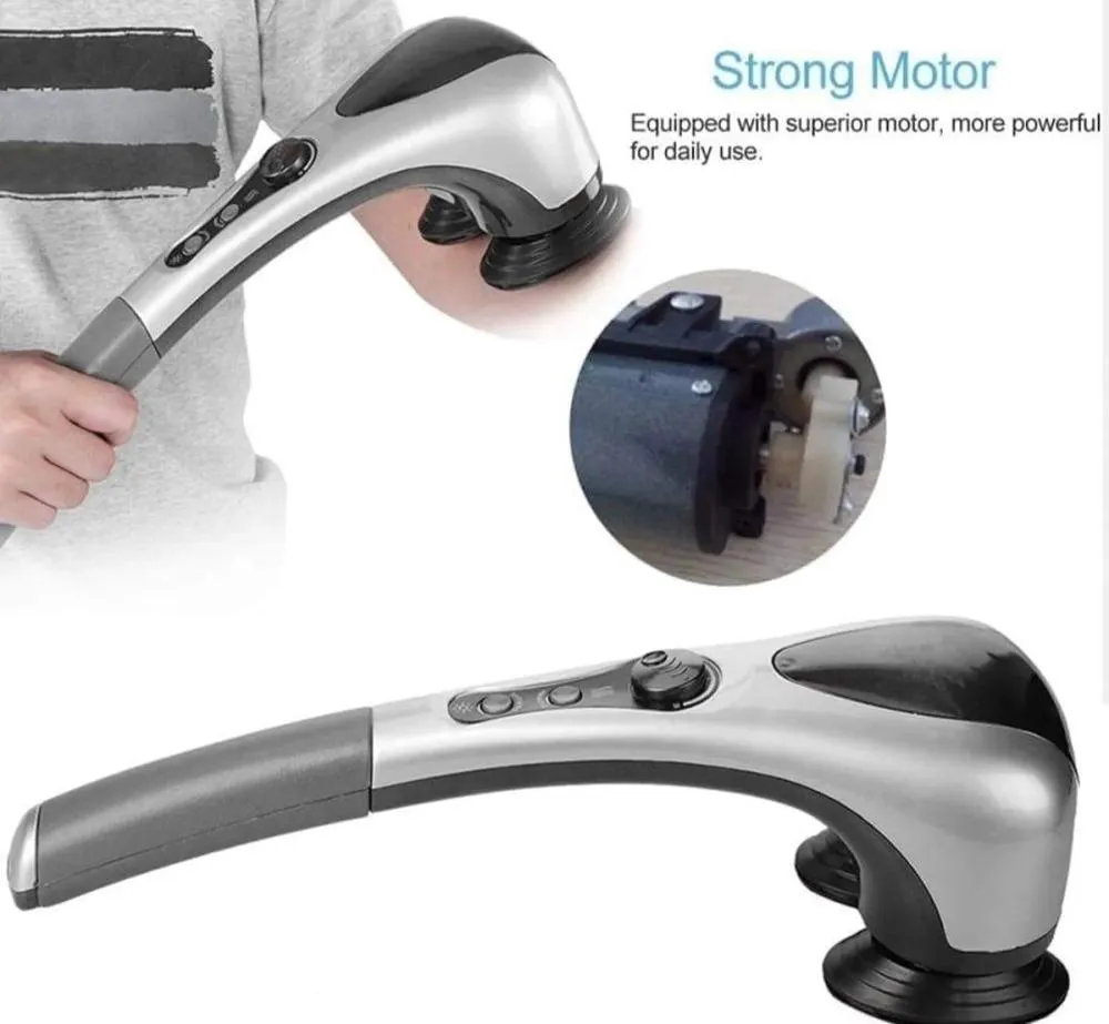 Mini Massager Gun Black ABS 100W 2000mAh