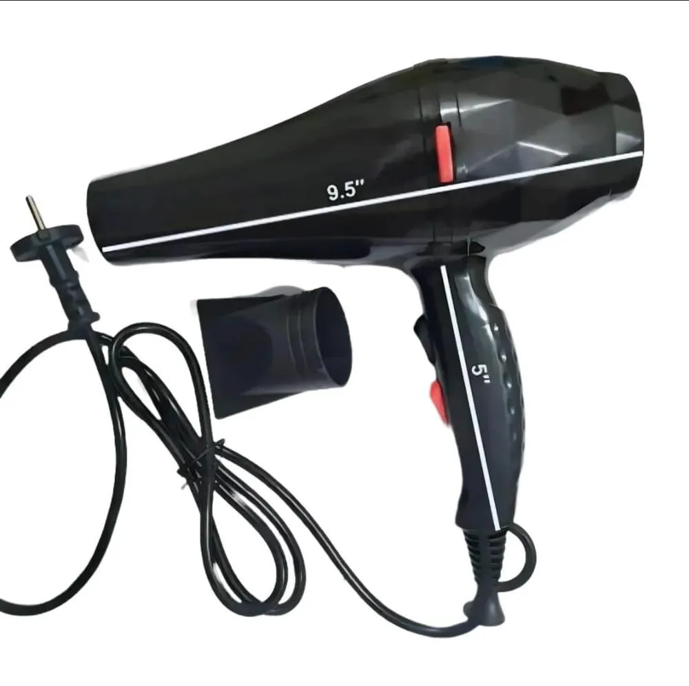 Black Corded Hair Dryer with 3 Speeds