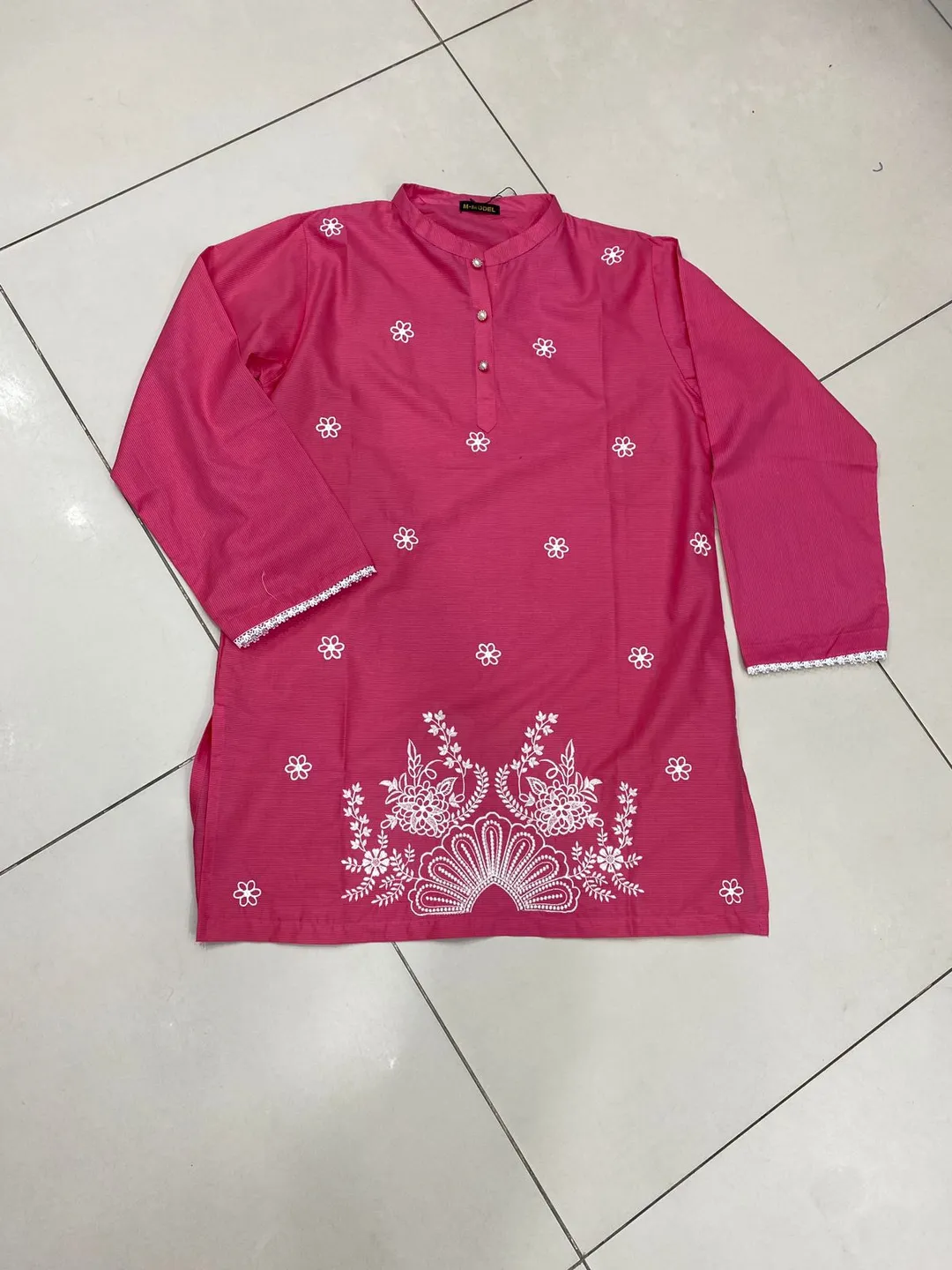 1 Pc Women's Stitched Lawn Striaght Cut Shirt