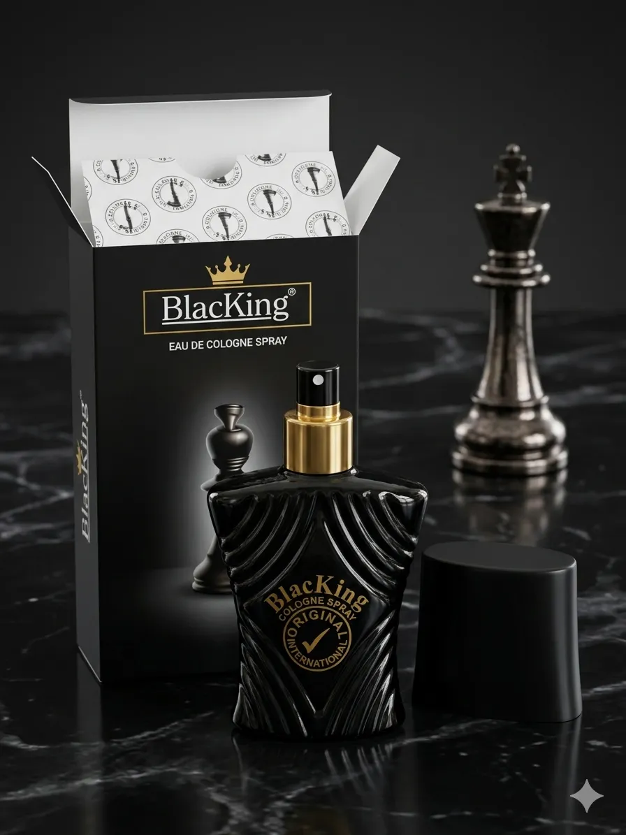 Black King Eau De Cologne Spray 100ml For Men