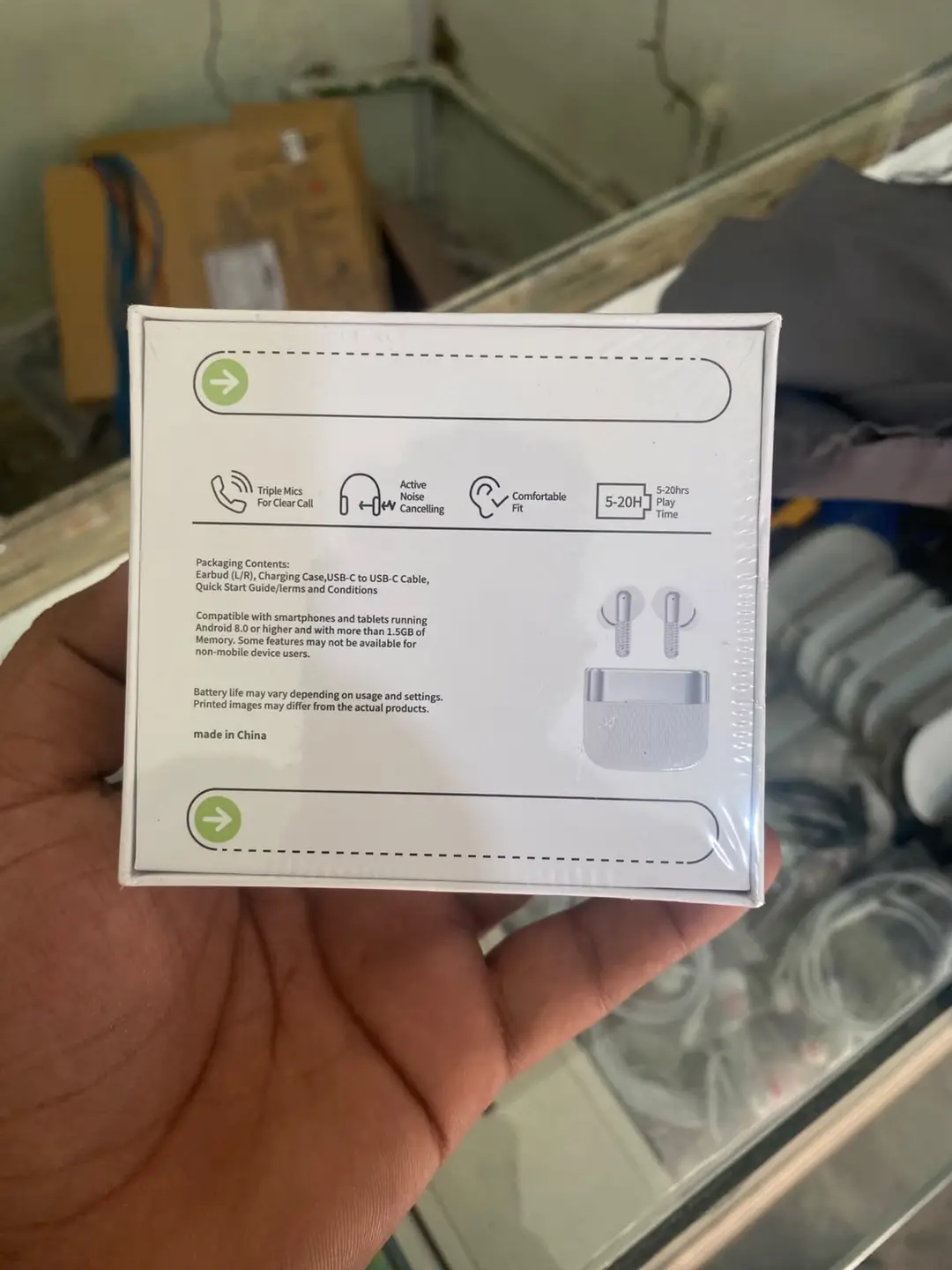 Buds Pro 5 Black – Premium ANC/ENC Wireless Earbuds