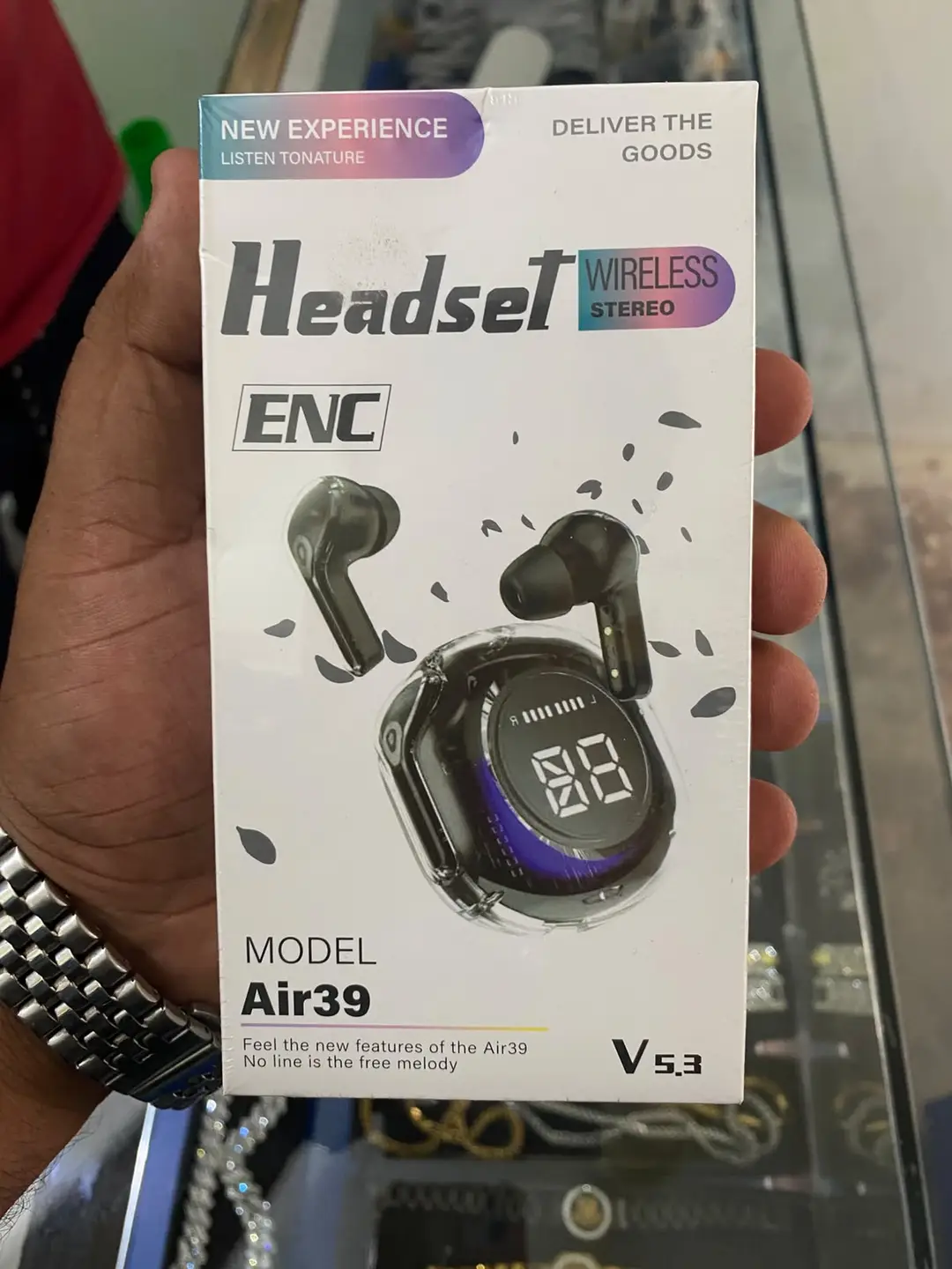 Air31 Wireless Bluetooth Earbuds V5.3 with LED Battery Display – True Wireless Stereo (TWS)