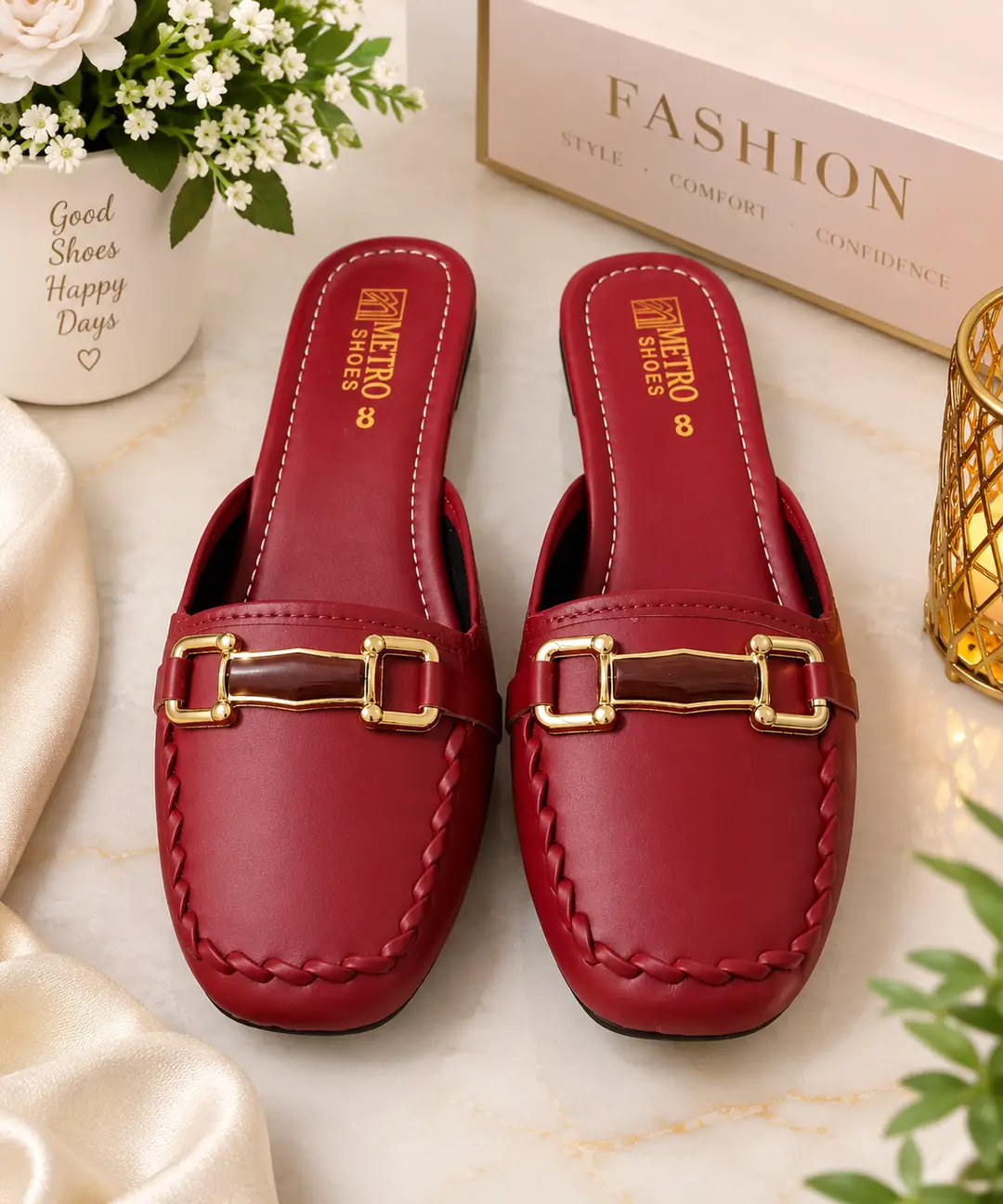 Women's Synthetic Leather College Pumps