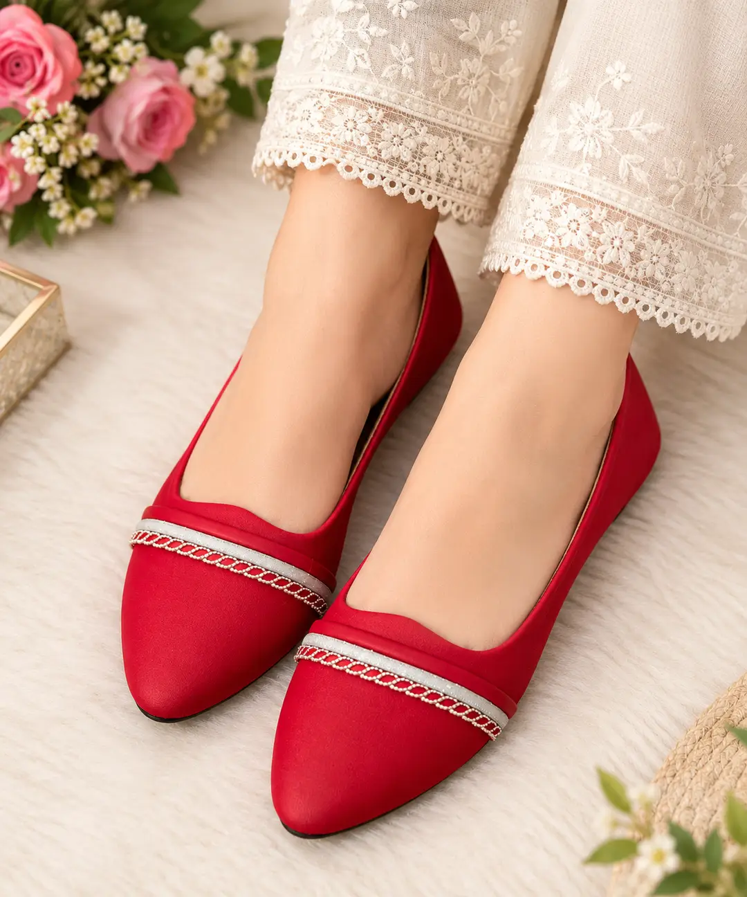 Women's Synthetic Leather Fancy Pumps