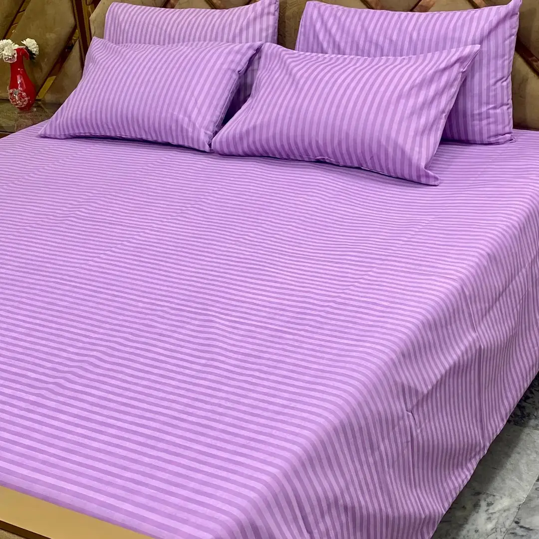 5 Pcs Cotton Printed Double Bedsheet