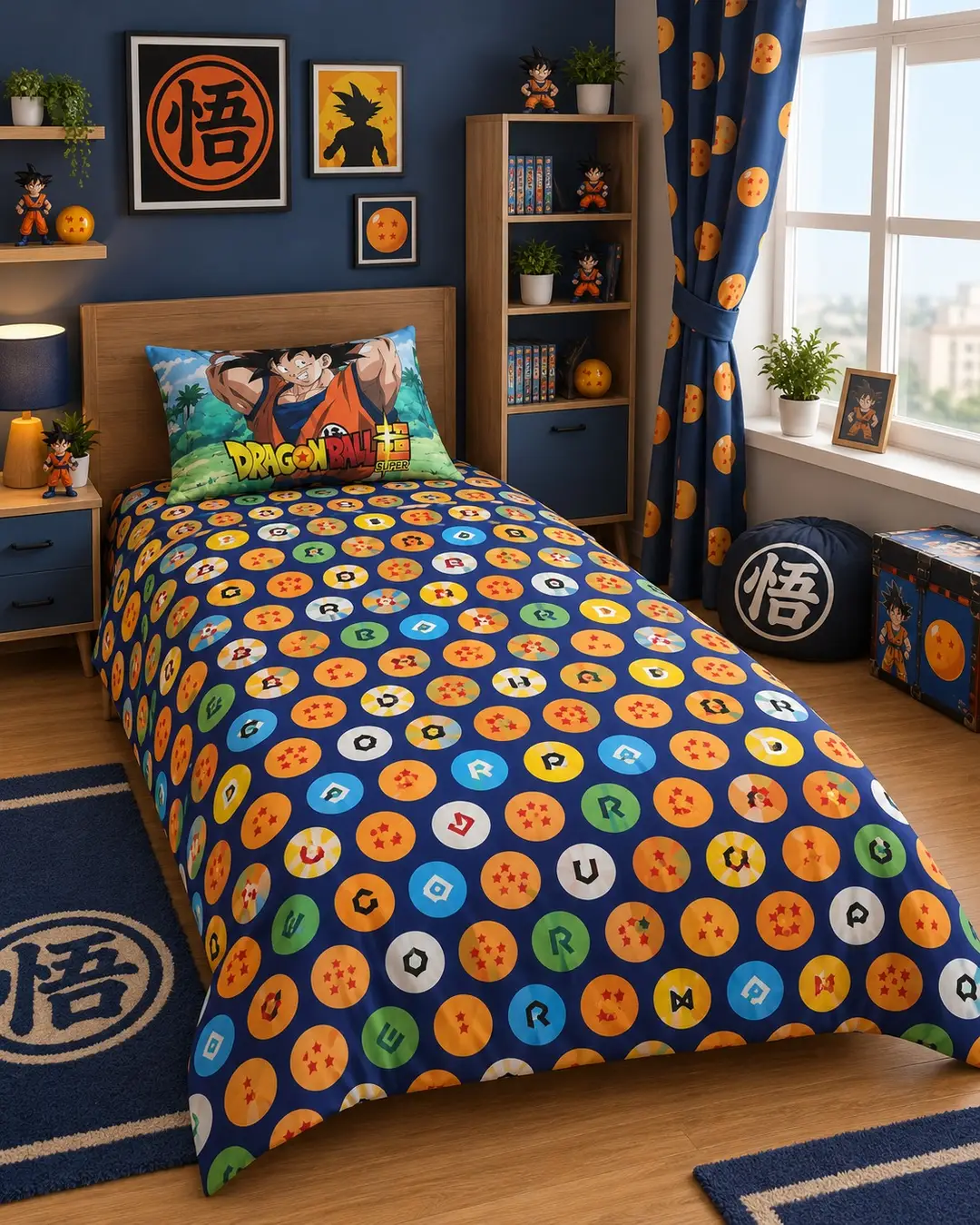 3 Pcs Cotton Printed Comforter Set