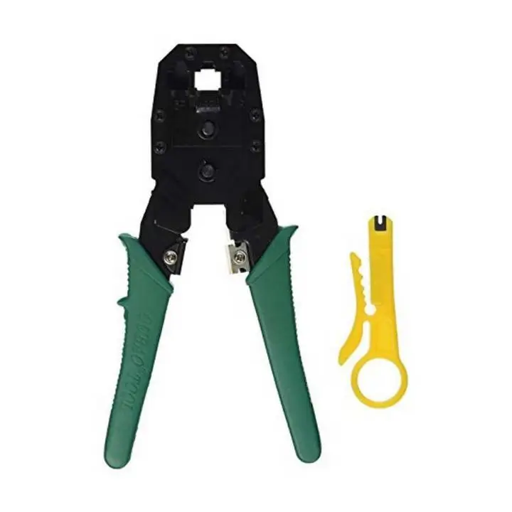 Unity RJ45 Plier 3 in 1 High Quality Network LAN Ethernet Cable Crimping Tool Set - Genuine Original, Portable Crimper Wire Cutter Plier for Cat5, Cat6, Cat7 - Multifunctional Networking