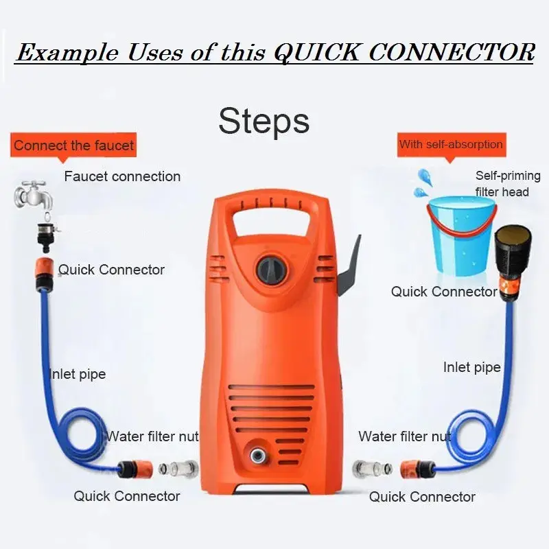 Hose 1/2 Connector Sets -  2pcs