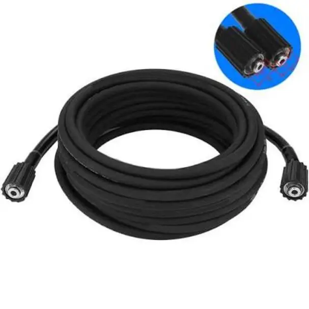 1/4" 8m 26ft High Pressure Washer hydraulic Hose Cord Pipe Car Washer Water Cleaning Extension Hose Pipe M22-pin 14