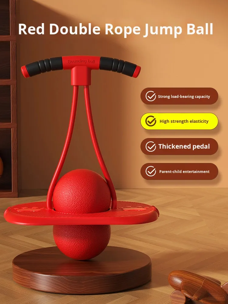 Exciting Red Rubber Jumping Jacks for Boys - 1 Pc
