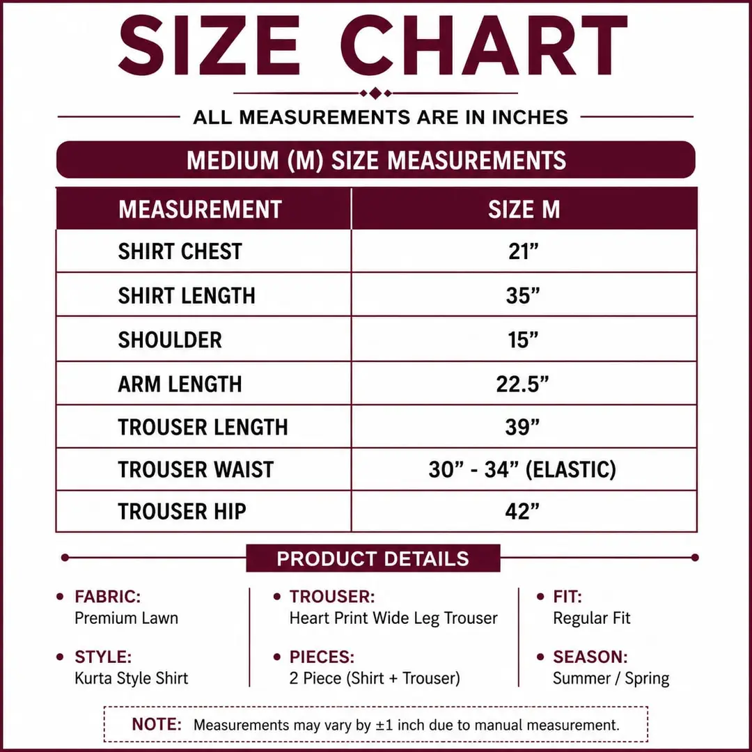 2 Pcs Women's Stitched Cotton Plain Shirt And Trouser