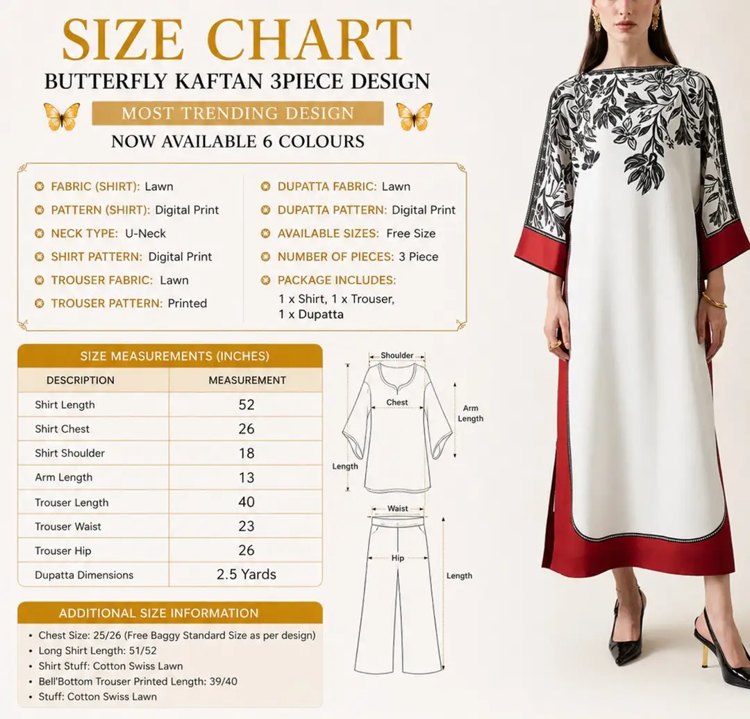 2 Pcs Women's Stitched Lawn Printed Shirt And Trouser