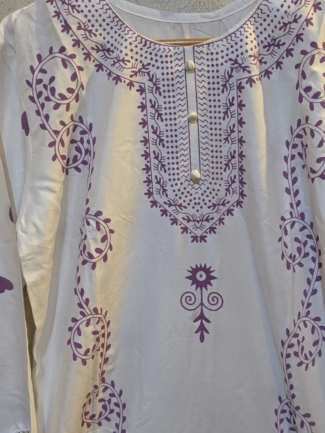 2 Pcs Women's Stitched Linen Printed Shirt And Trouser