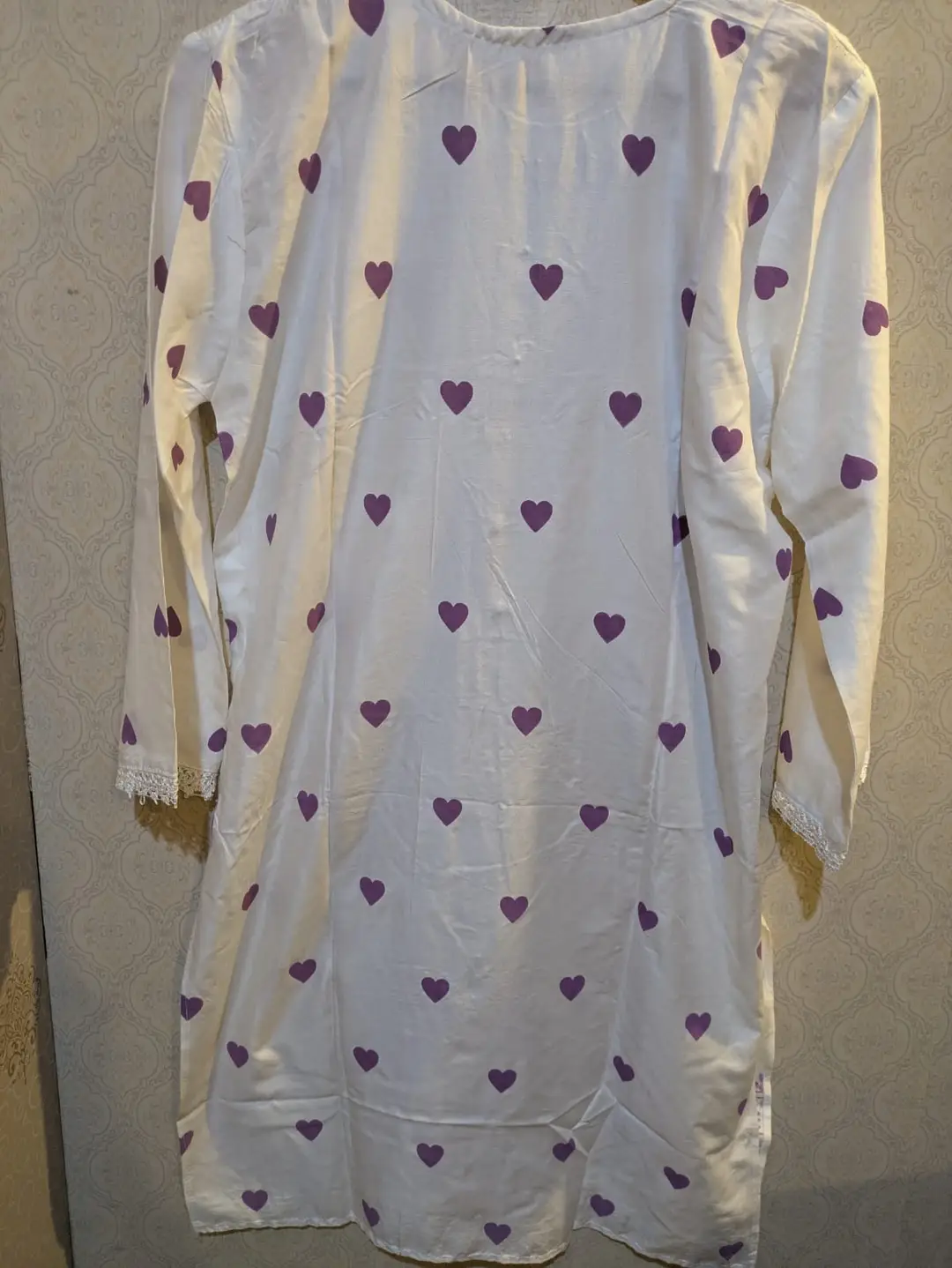 2 Pcs Women's Stitched Linen Printed Shirt And Trouser