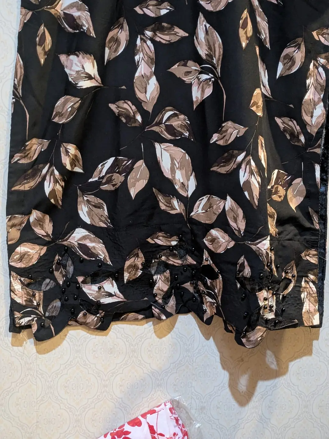 2 Pcs Women's Stitched Linen Printed Shirt And Trouser