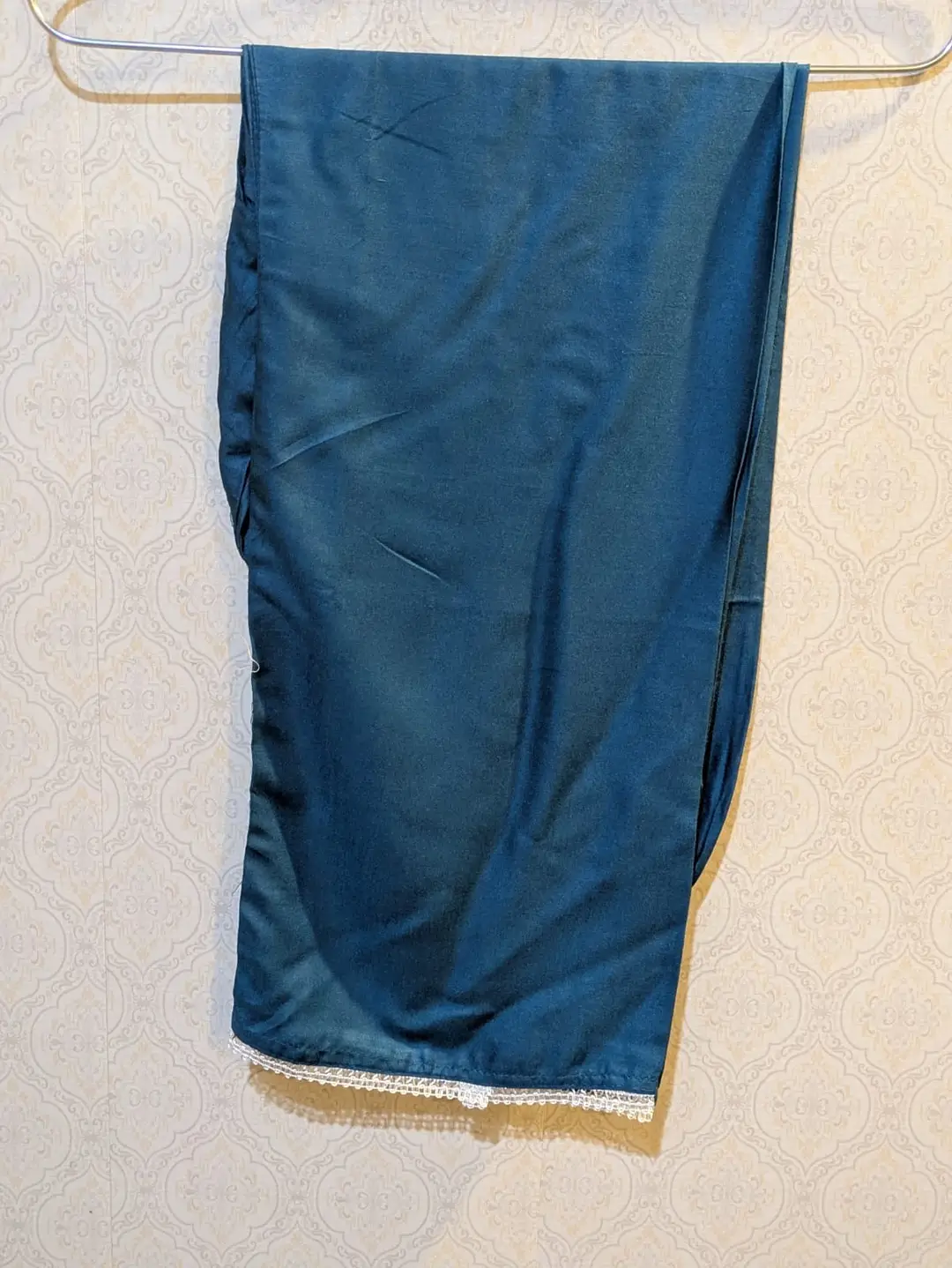 2 Pcs Women's Stitched Linen Plain Shirt And Trouser