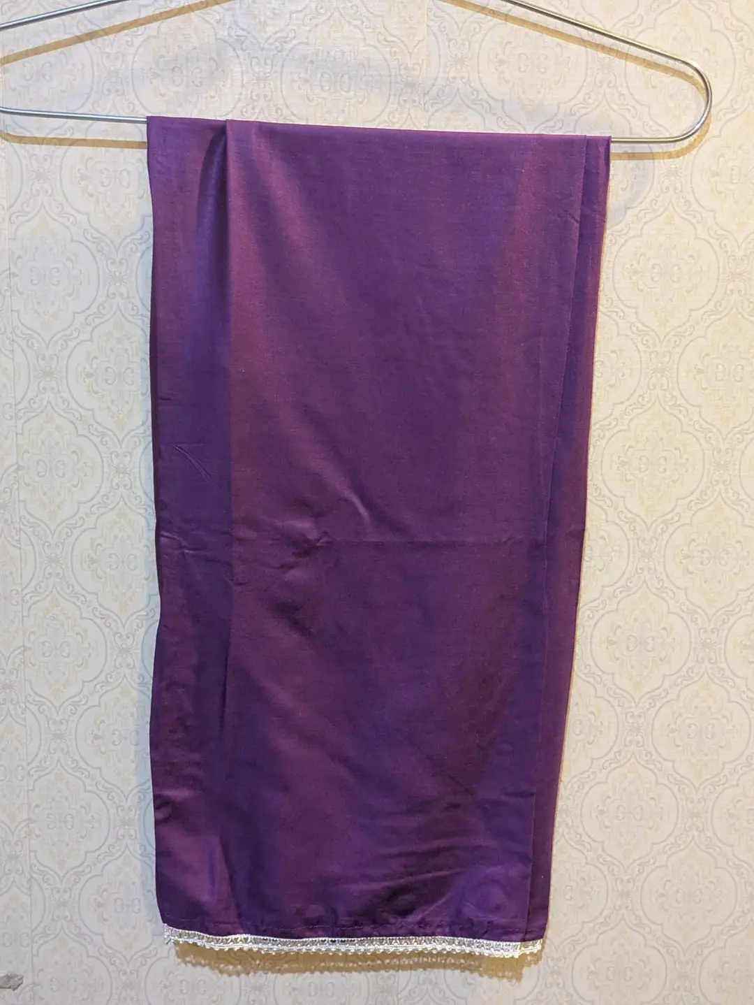 2 Pcs Women's Stitched Linen Plain Shirt And Trouser