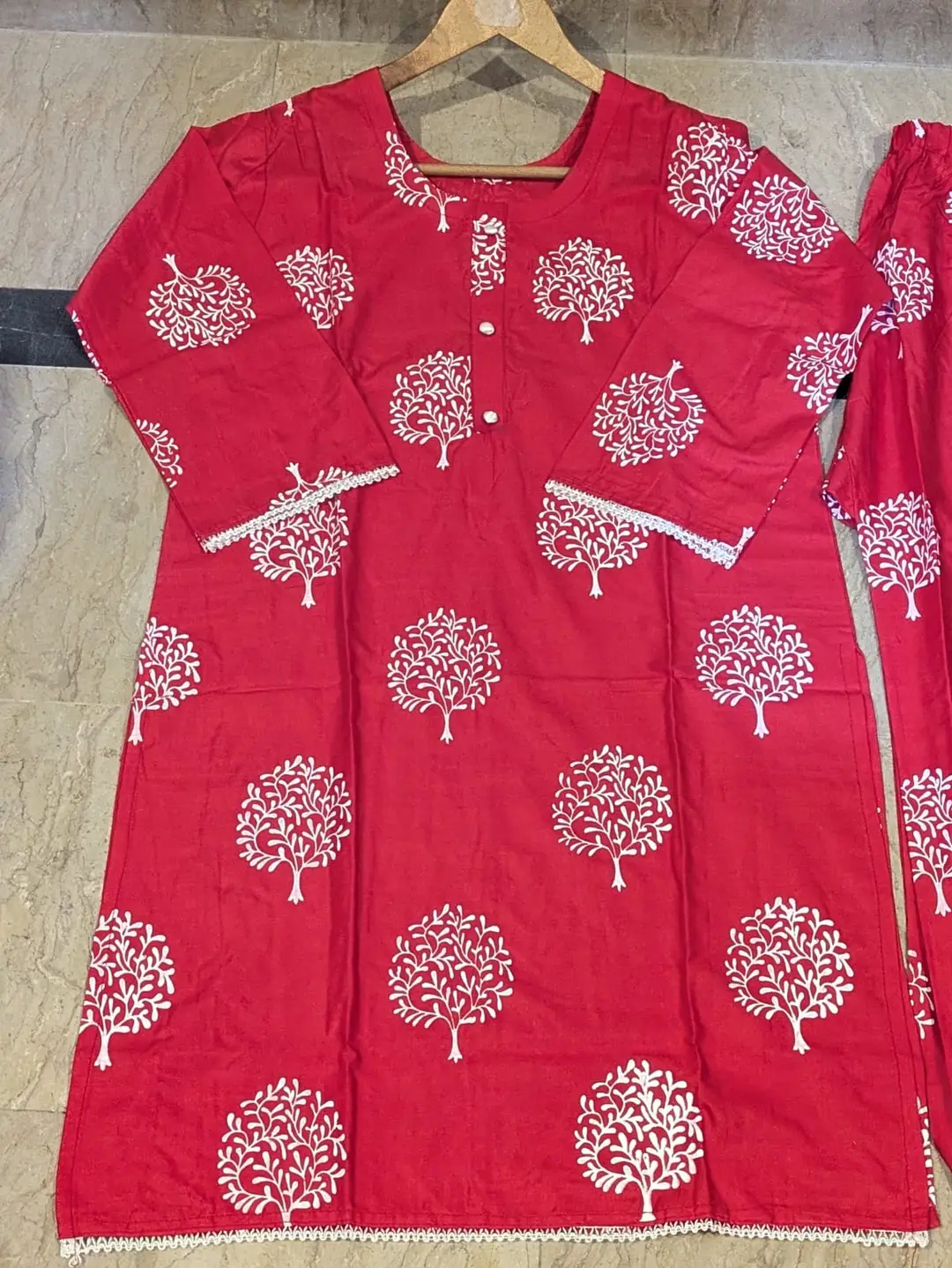2 Pcs Women's Stitched Lawn Block Printed Shirt And Trouser