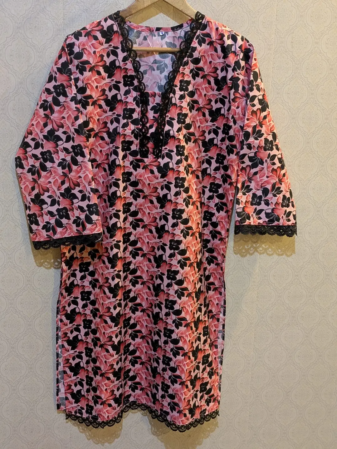 2 Pcs Women's Stitched Printed Shirt And Trouser