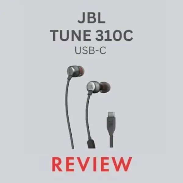 JBL Tune 310C USB-C Wired Handfree Earphones with Mic & Control – Pure Bass Sound