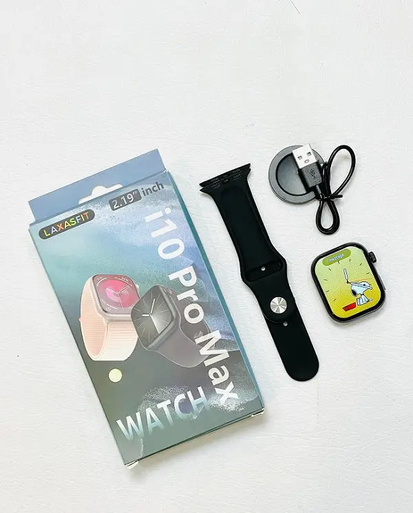 Laxasfit i10 Pro Max Smart Watch With Bluetooth Calling (Original)