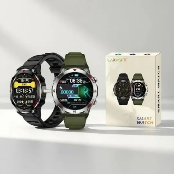 GT11 Round Dial Rugged Smart Watch with Bluetooth Calling