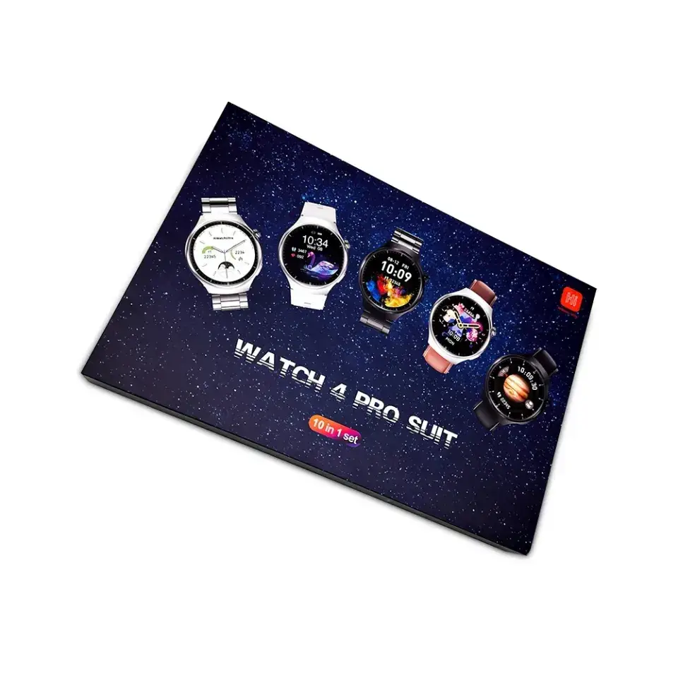 Watch 4 Pro Suit Smartwatch with HD Screen & 7 Straps